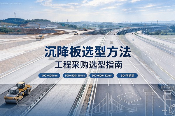 察哈尔右翼后旗沉降板选择方法