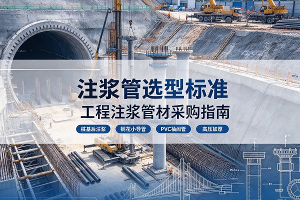 察哈尔右翼后旗注浆管选型标准