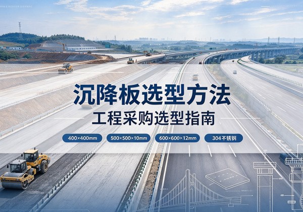 察哈尔右翼后旗沉降板选择方法